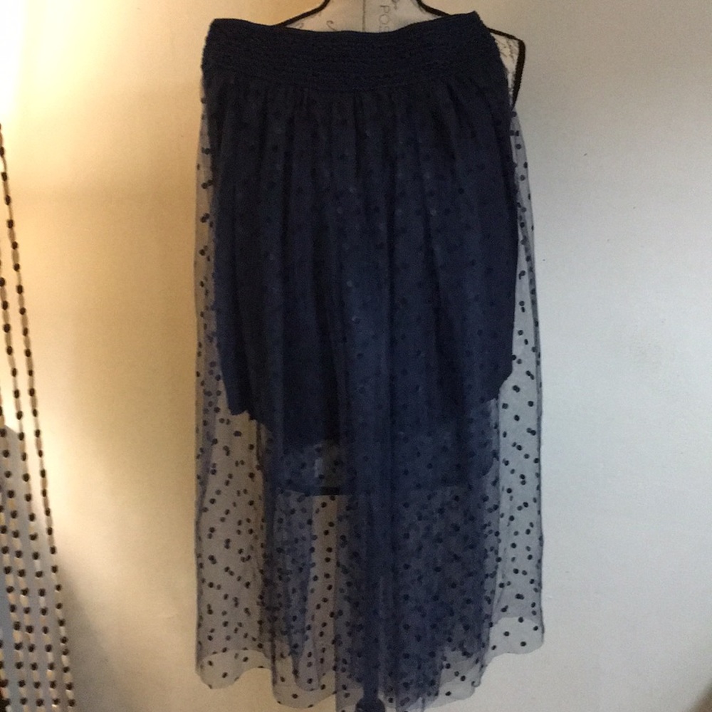 Navy blue skirt